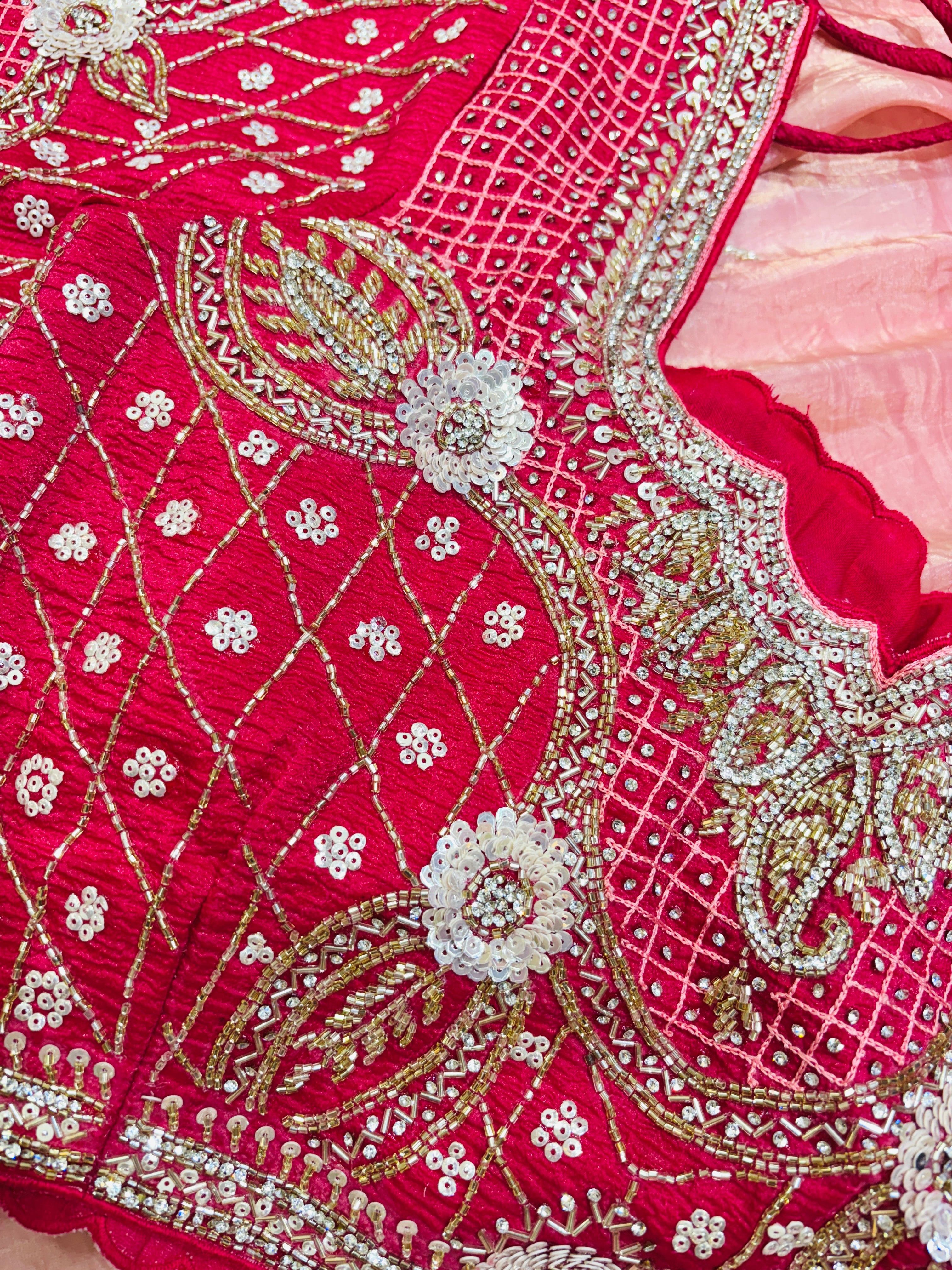 Light Pink Tissue Silk Saree With Readymade Blouse