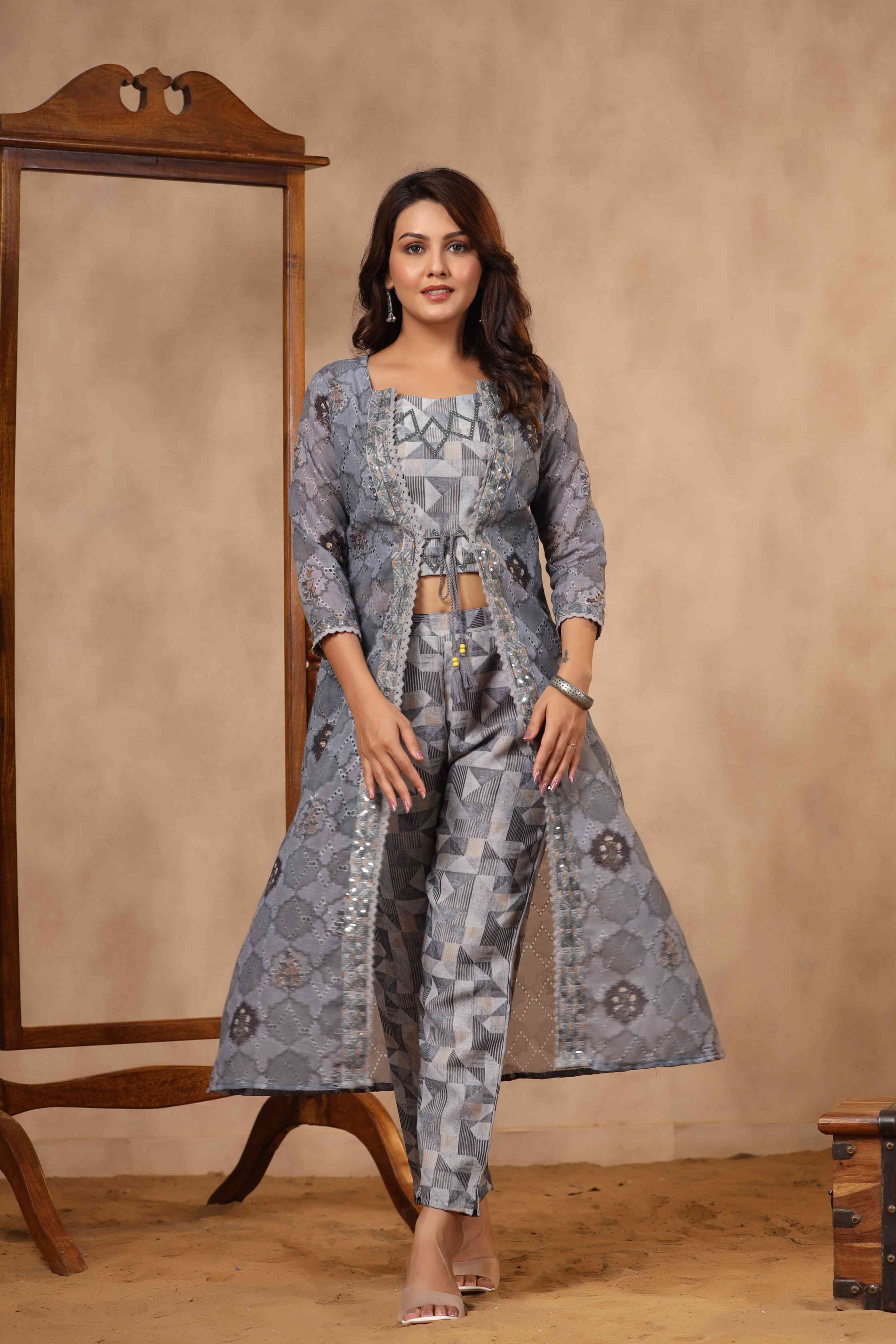 Cotton flex office wear co-ord set – jaipurtrendzbyruchita