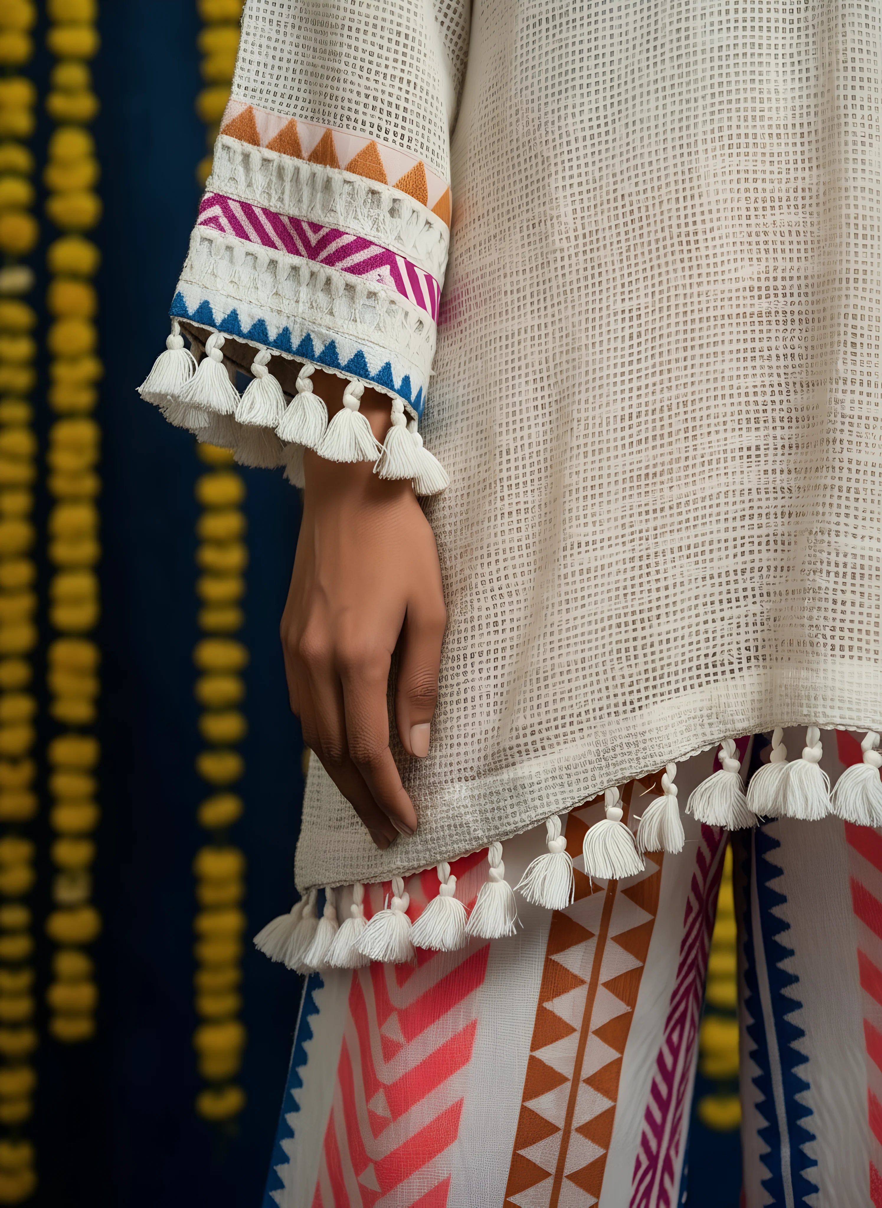 Off White Top With Bottom Trouser