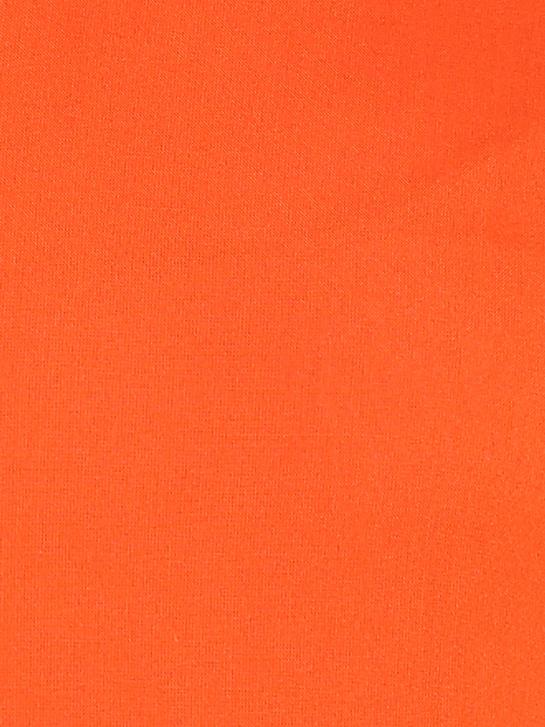 Orange Embroidered Italian Silk Tunic