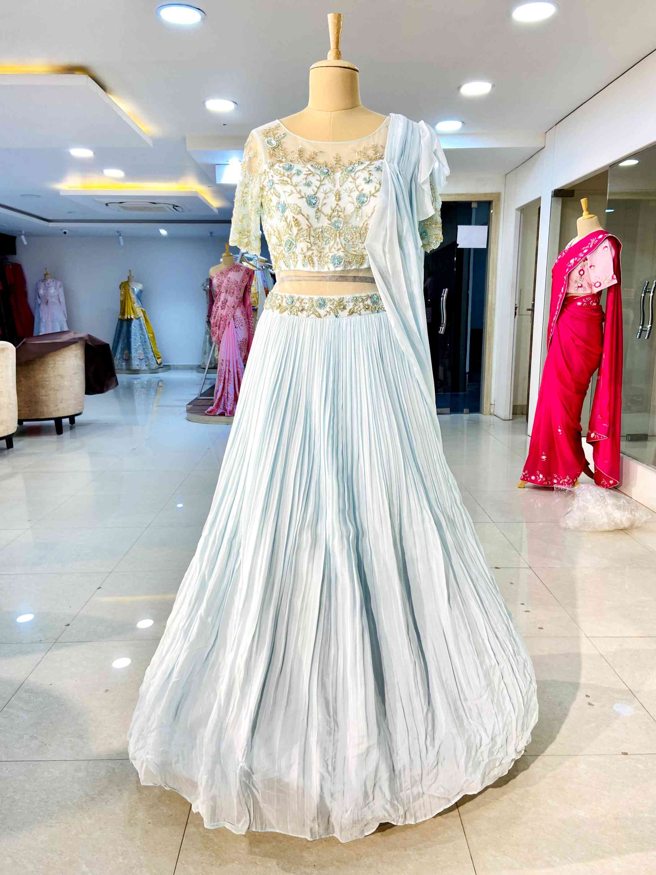 Jaipur Fashion Design Women Printed Designer Gowns